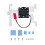 Ventilateur de Refroidissement à éCran Tactile de 3,5 Pouces pour Raspberry Pi 4 4