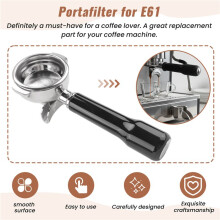 58MM Stainless Steel Coffee Machine Portafilter Holder Portafilter for Rocket/ Expobar Double Mouth/ E61/ FAEMA