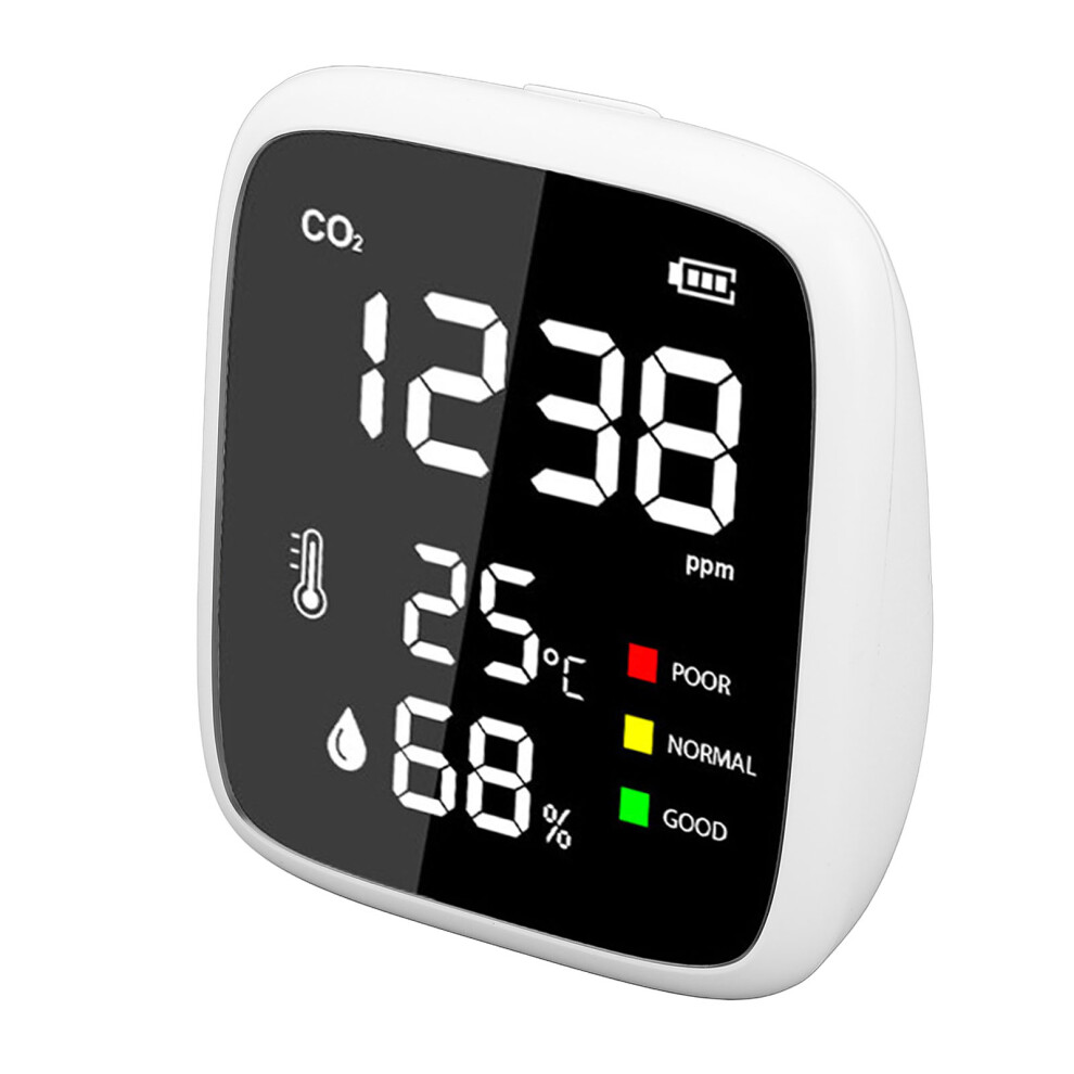 Mini Portable Co2 Detector 400-5000Ppm Temp Humidity Meter 8131385064744