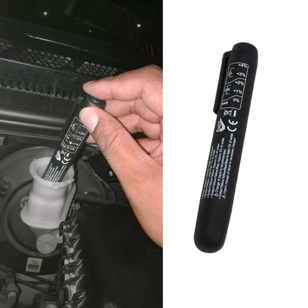Brake Fluid Tester Pen With 5 Led Indicators For Fast Moisture Detection In Dot3 Dot4 Dot 5.1 9169991283937