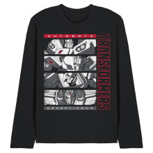 (XXL, Black) Transformers Unisex Adult Generations Autobots And Decepticons Long-Sleeved T-Shirt
