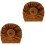 2Stk Baby Beanie, , Chocolate, Elastisch, Doughnut 3
