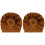 2Stk Baby Beanie, , Chocolate, Elastisch, Doughnut 2