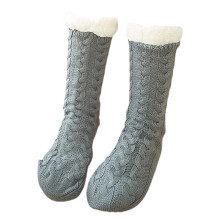 3Paare Graue Baumwollsocken Mittelrohr Für Damen Sportlich