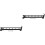 2Pièces Tringles Rétractables Noires Pour Dressing, Matériau 4