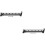 2Pièces Tringles Rétractables Noires Pour Dressing, Matériau 6