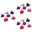36Pièces Clips Party Chapeaux Multicolores Pour Filles Mode 7
