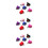36Pièces Clips Party Chapeaux Multicolores Pour Filles Mode 9