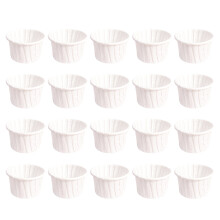 150Stk Weiße Party Cake Cups Papier Für Geburtstagsfeier