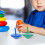 18Stk Kinder Holz Tops Robuste Holz Spieletops 3