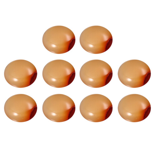 60Stk Schmuck Cabochons Rot Halbrund Achat Edelstein Basteln