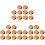 60Stk Schmuck Cabochons Rot Halbrund Achat Edelstein Basteln 2