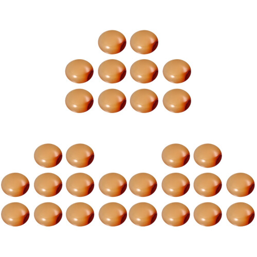 60Stk Schmuck Cabochons Rot Halbrund Achat Edelstein Basteln 1