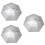 3Stk Hands-Free Angel Silber Oxford Wind- Und 7