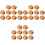 60Stk Schmuck Cabochons Rot Halbrund Achat Edelstein Basteln 3