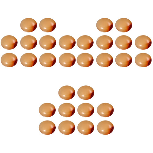 60Stk Schmuck Cabochons Rot Halbrund Achat Edelstein Basteln 2