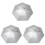 3Stk Hands-Free Angel Silber Oxford Wind- Und 2