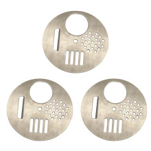 12Pièces Accessoire Ruche Argent Métallique Rotation Entrée Ventilée