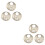 12Pièces Accessoire Ruche Argent Métallique Rotation Entrée Ventilée 6