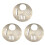 12Pièces Accessoire Ruche Argent Métallique Rotation Entrée Ventilée 8