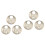 12Pièces Accessoire Ruche Argent Métallique Rotation Entrée Ventilée 4