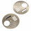 12Pièces Accessoire Ruche Argent Métallique Rotation Entrée Ventilée 9