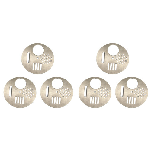 12Pièces Accessoire Ruche Argent Métallique Rotation Entrée Ventilée 1
