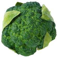 5Pièces Ornement Brocoli Artificial Vert Pour Vitrine Cuisine