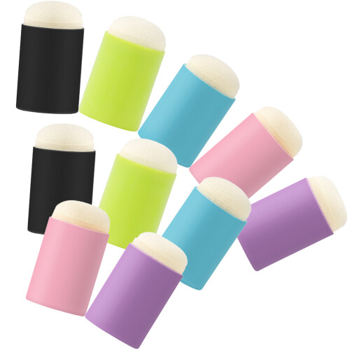 40Pièces Accessoires Éponge Doigt Peinture Pour 2