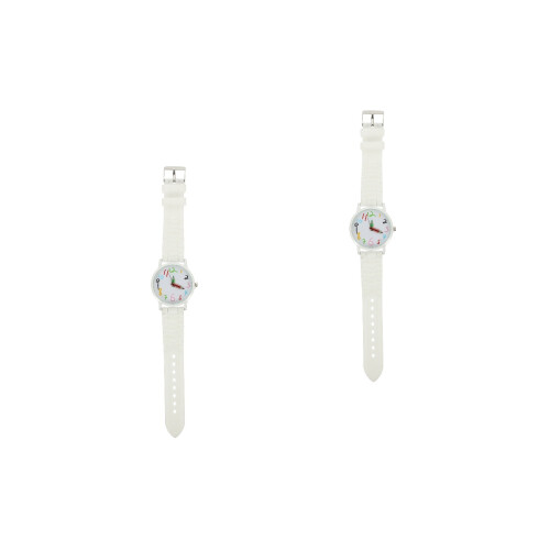 2Pièces Blancs Bracelet Ajustable Décoratif Confortable 2