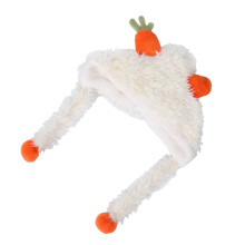 3Pièces Bonnet Beige Chapeaux Enfants Oreilles Chaudes