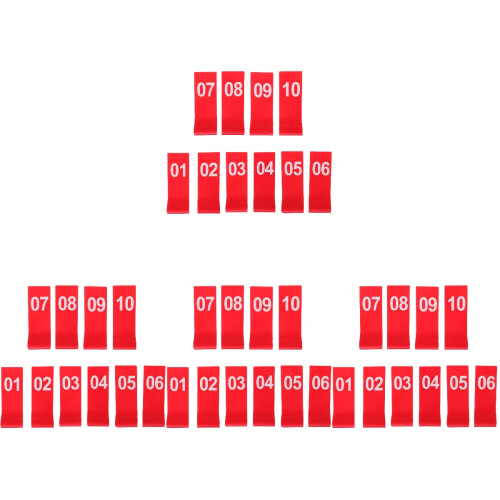 40Pièces Signes De Table Acryliques Compacts Pour Réservations 2