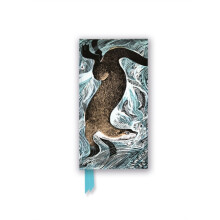 Angela Harding Fishing Otter Foiled Slimline Journal Other Book