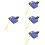 4Pièces Cowbells Percussion Violet Solide Et Réglable Pour Batterie 8
