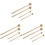 6Paires Baguettes Percussion Bois Bois Beige Usage Polyvalent 4