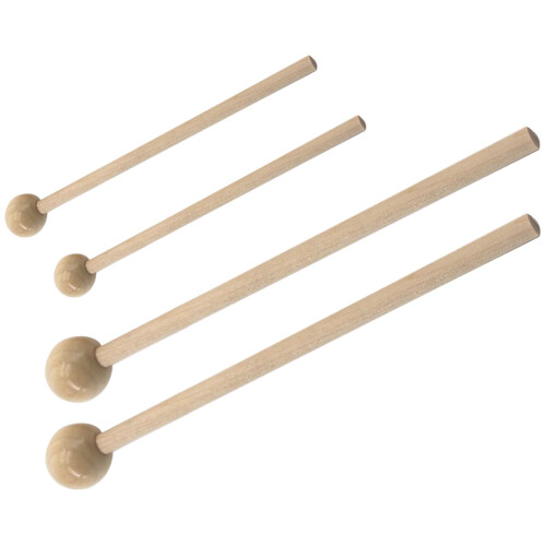 6Paires Baguettes Percussion Bois Bois Beige Usage Polyvalent 2