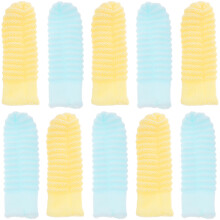 30Pièces Brossette Doigt Nettoyage Doux Coloré