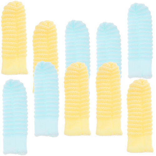 30Pièces Brossette Doigt Nettoyage Doux Coloré 1