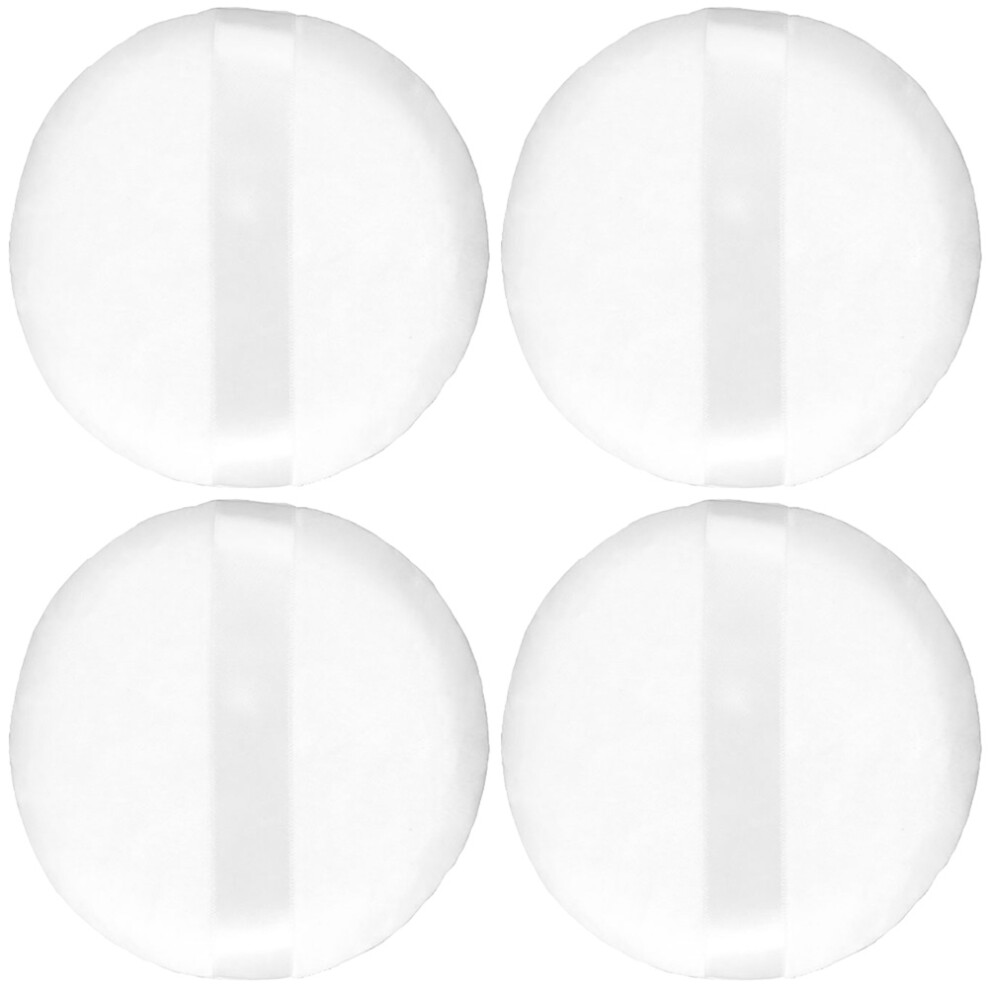 Inoomp White 8Pcs Ultra Soft Powder Practical Makeup Tools