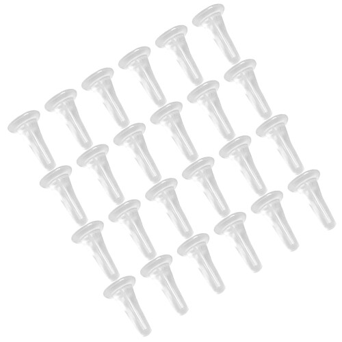 200Pièces Fixations D'oreilles Transparentes Plastique Pour 1