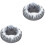 2Pcs Creative Simple Vintage Ashtrays with Grooved 5