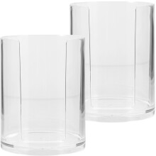 10Pcs Transparent Desktop Paper Cup Storage Holder for Coffee Bars