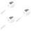 3Pcs Stainless Steel Skimmer Slotted Spoon Silver Kitchen Tool 9