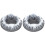 2Pcs Creative Simple Vintage Ashtrays with Grooved 4