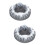 2Pcs Creative Simple Vintage Ashtrays with Grooved 9