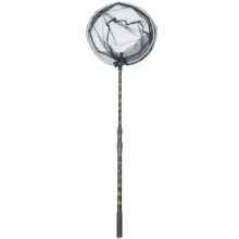 3Pcs Outdoor Fishing Nets Telescopic Lightweight Black Frame
