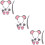 3Sets Mouse Cosplay Set Assorted Color Fabric Ears Headbands for Party 11
