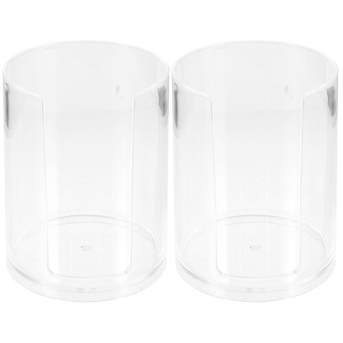 10Pcs Transparent Desktop Paper Cup Storage Holder for Coffee Bars 1