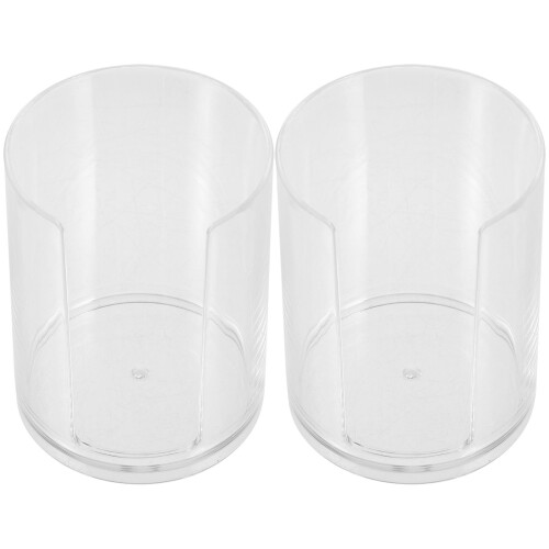 10Pcs Transparent Desktop Paper Cup Storage Holder for Coffee Bars 2