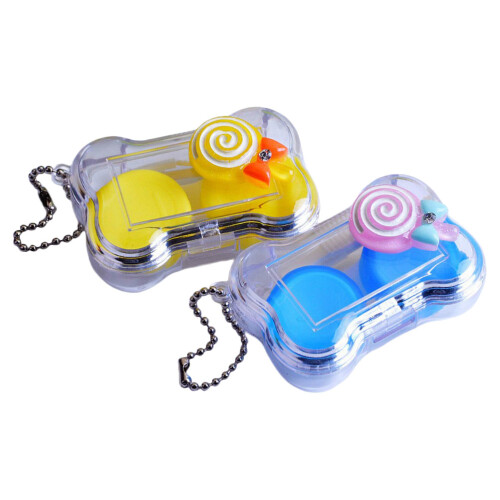 10Sets Compact Plastic Contact Lens Organizer Leakproof Travel Case 1